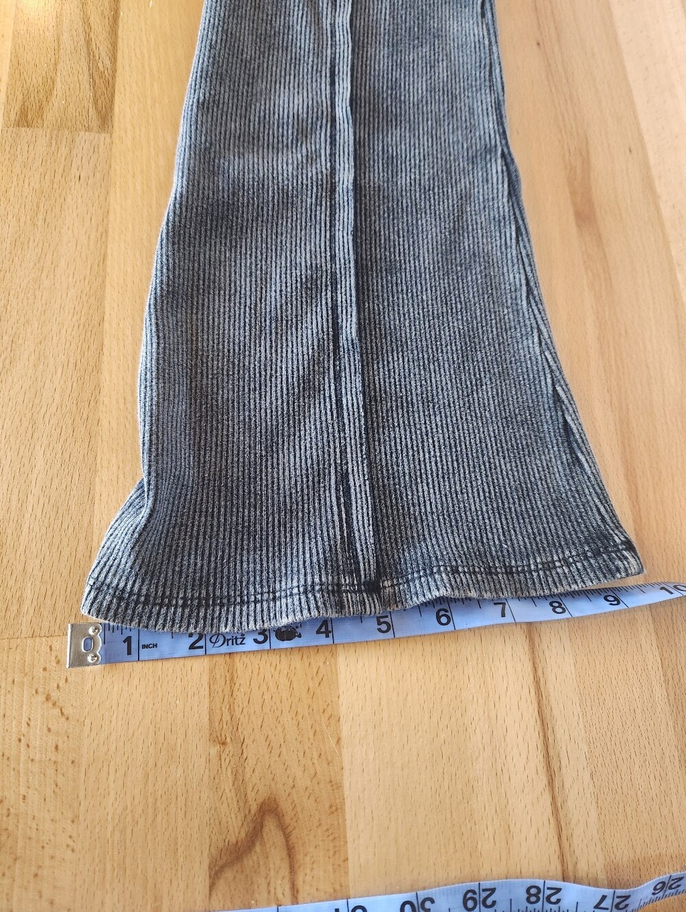 Fashion Nova New Times Ribbed Legging Set 2X Black Acid Wash NWT Y2K Athleisure - Picture 8 of 15